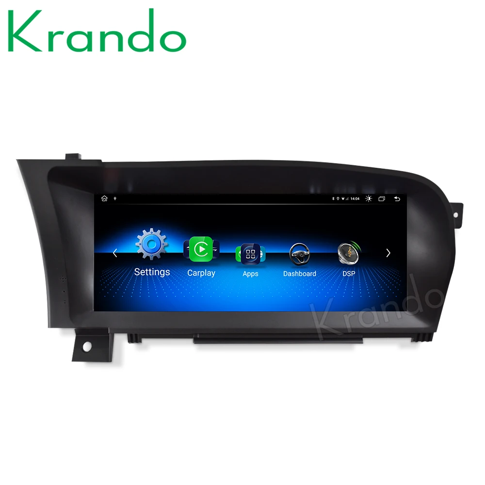 Автомагнитола Krando Android 10 0 25 дюйма dvd навигация для Mercedes BENZ S W221 W216 CL 2005 2013