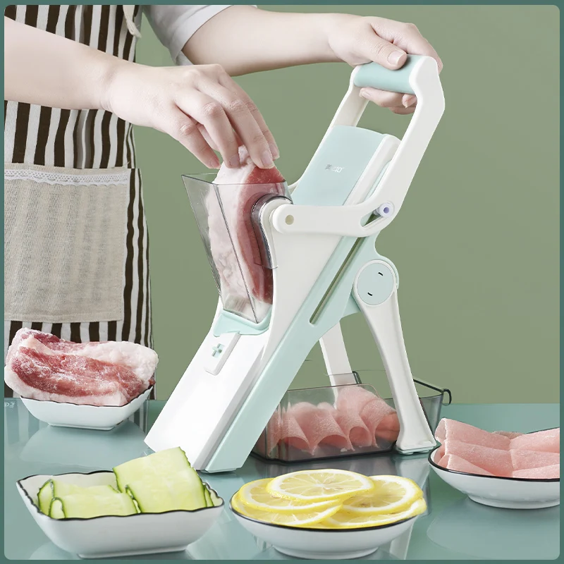 

New Multifunctional Vegetable Cutter Home Shred Cucumber Potato Sliced Fruit Salad Grater Slicer Kitchen Accessories Tools