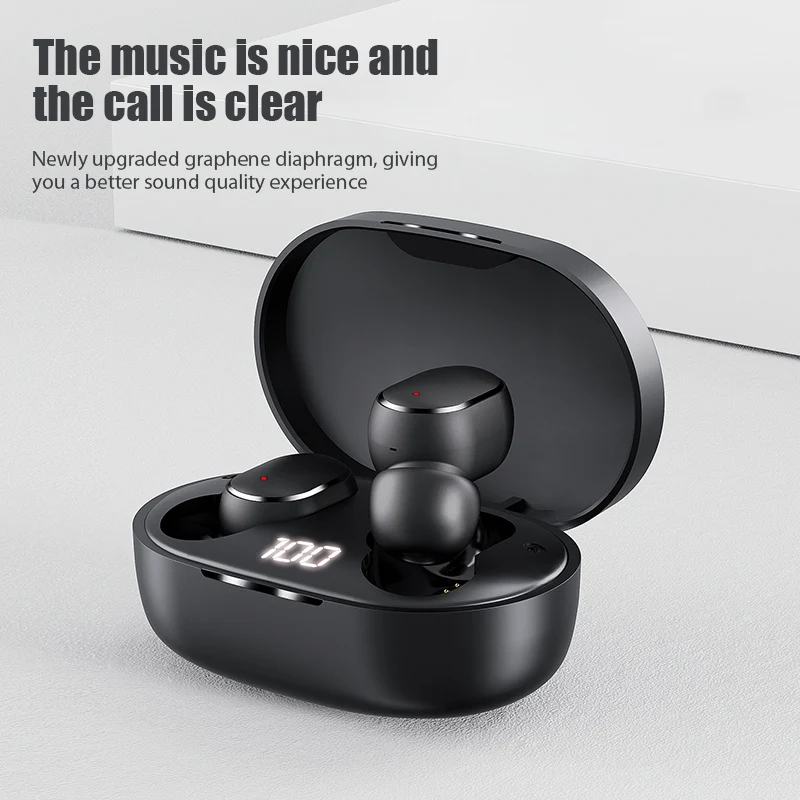 

TWS Bluetooth 5.0 Earphones Wireless Headphone 9D Stereo Sports earphones Waterproof Earbuds Headsets With Microphone