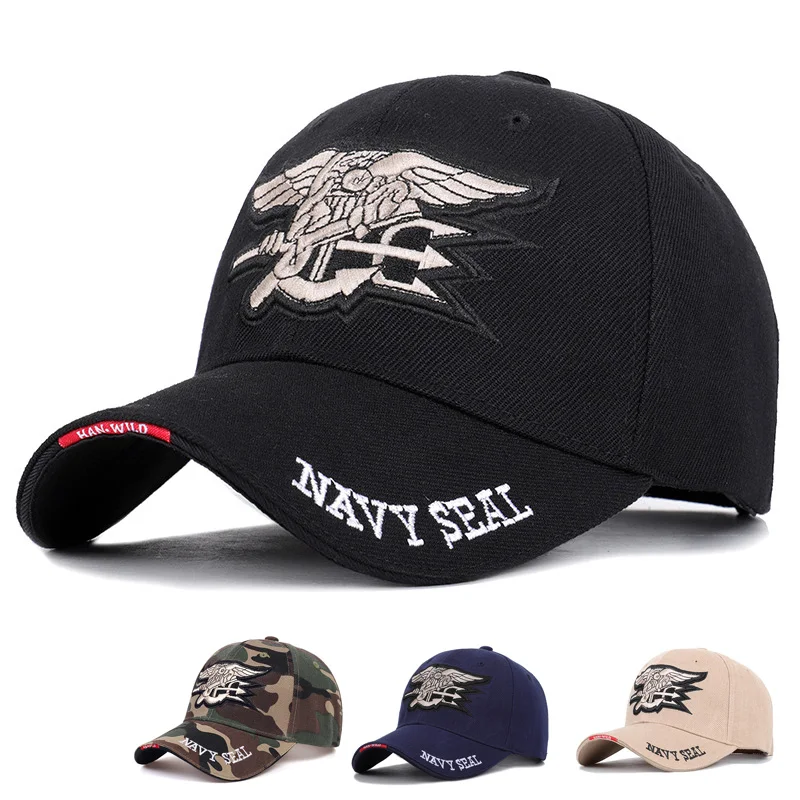 

High Quality Mens Navy Seals Baseball Cap US NAVY Cap Tactical Army Cap Trucker Gorras Snapback Hat For Adult