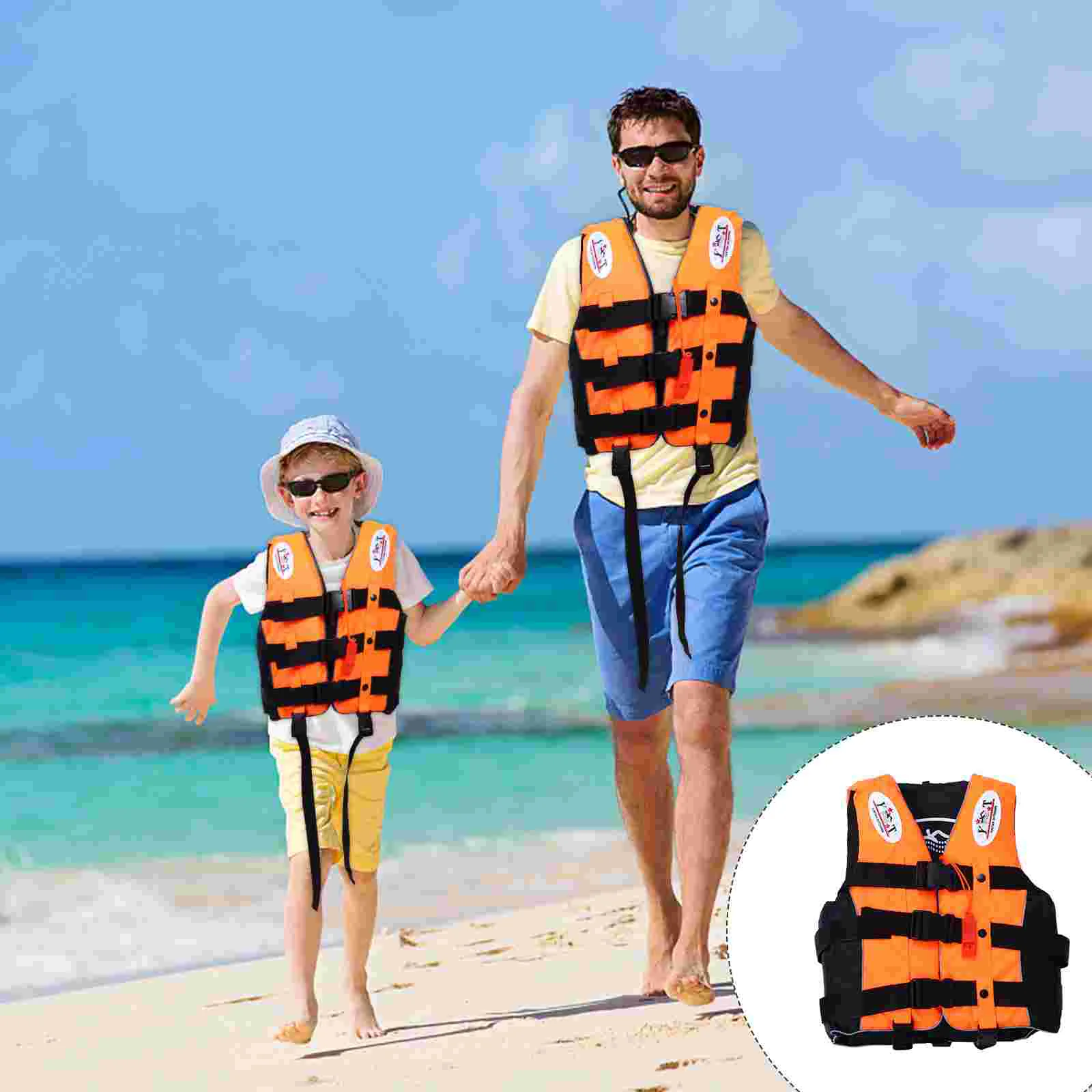 

1Pc Breathable Life Vest Floating Life Vest for for Fishing Boating Swimming