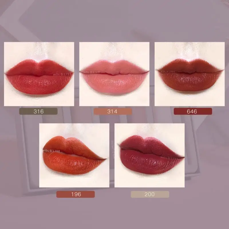 5 шт. бархатная губная помада HOLD LIVE в наборе матовая водостойкая легкая