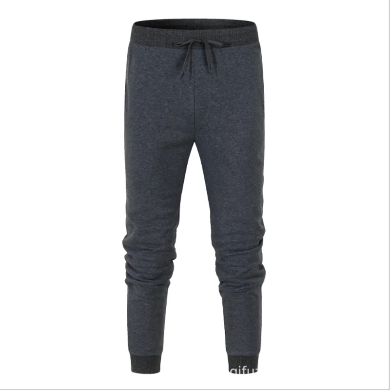 

XIN YUN SHANG-Men's Casual Sports Pants sportswear Slim pants Black jogging can be Customized LOGO