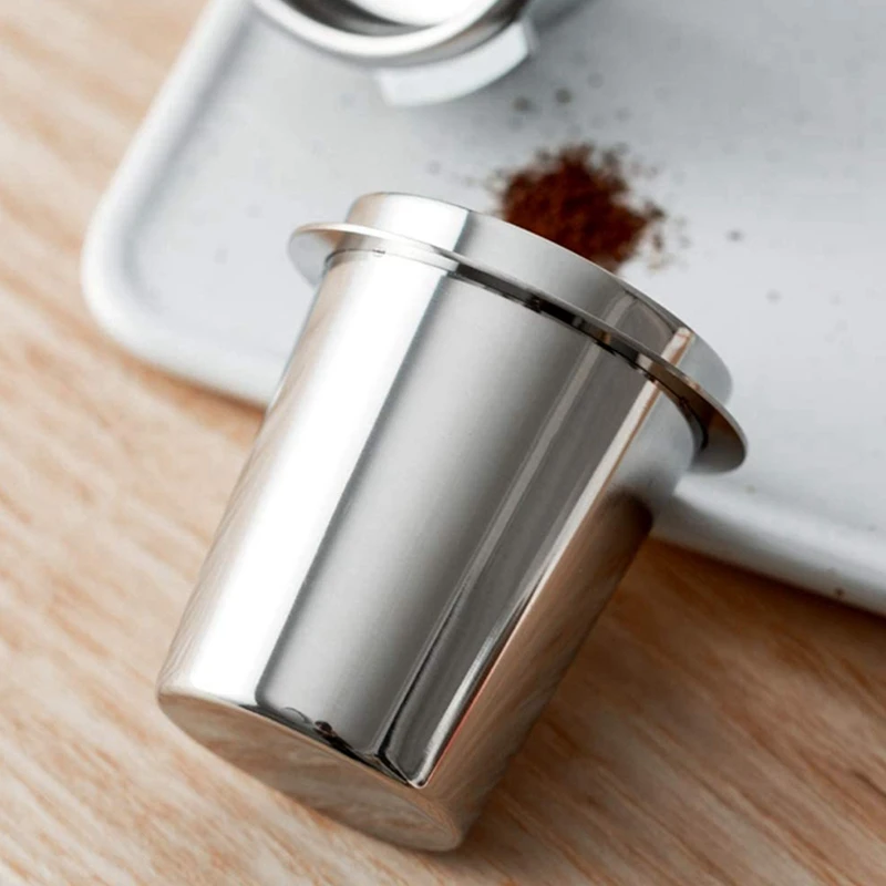 

58mm Espresso Machine Cup Coffee Distributor Stainless Steel Coffee Dosing Cup for Espresso Machine