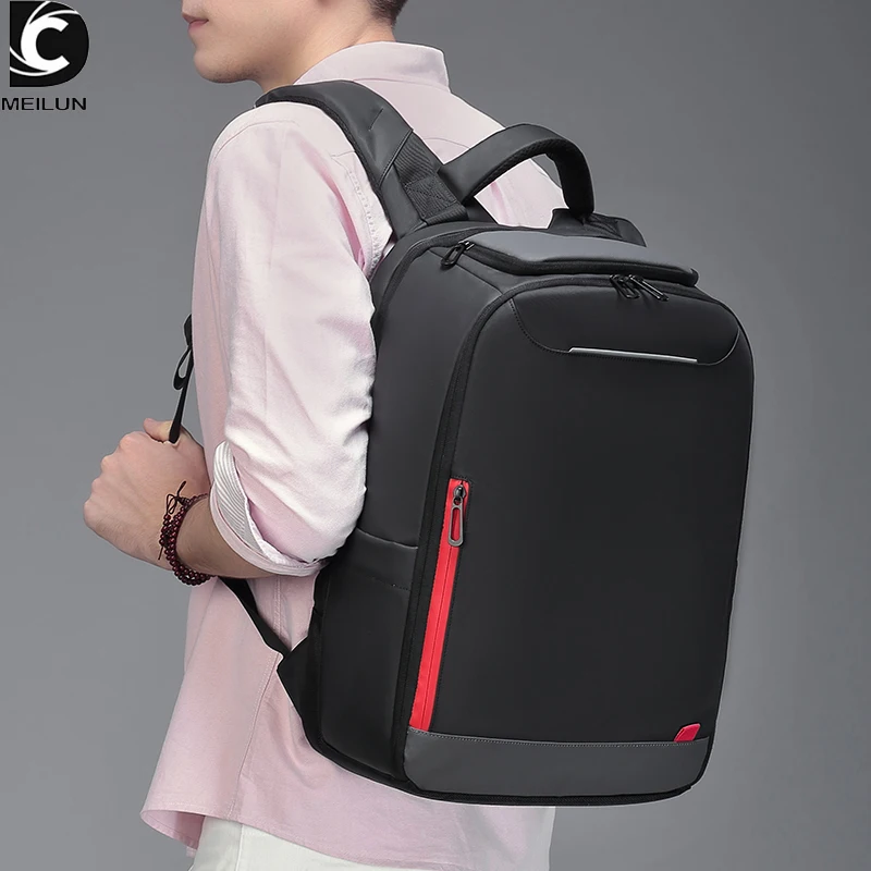 DC. meilun модный мужской рюкзак для подростков, мужская сумка Mochila для 15,6 дюймов, сумки для ноутбука, водоотталкивающие школьные рюкзаки a0004