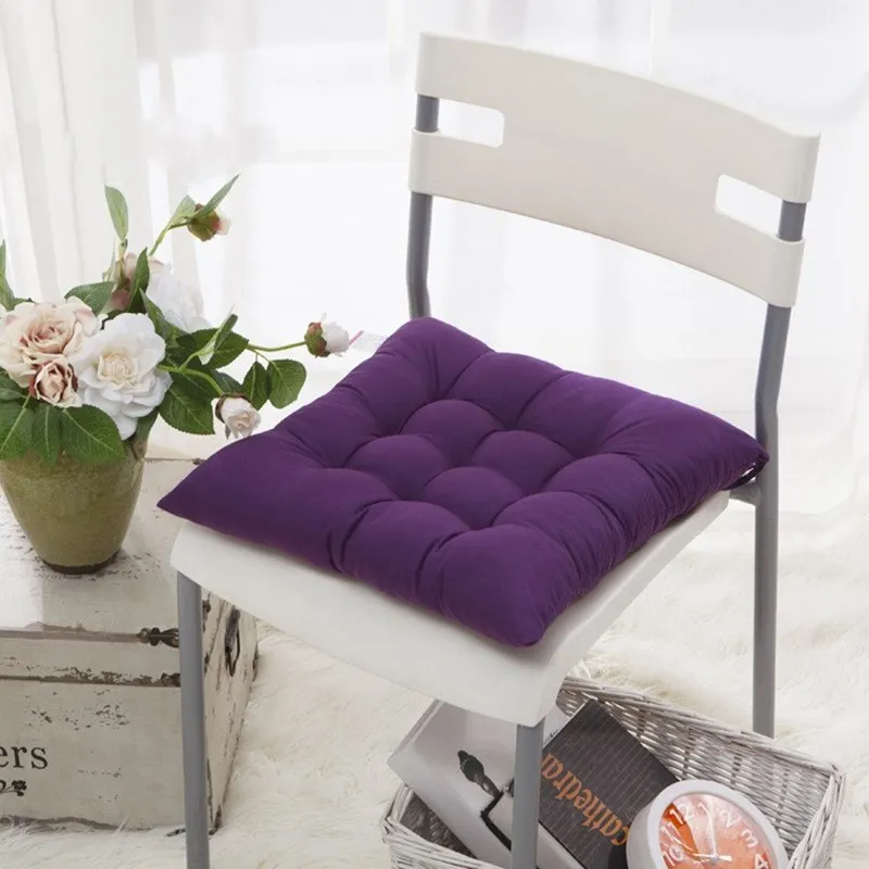 

Square Stool Cushions Pearl Cotton Office Computer Chair Protective Mat Cartoon Seat Pad Buttocks Chair Cushion Backrest Pillow