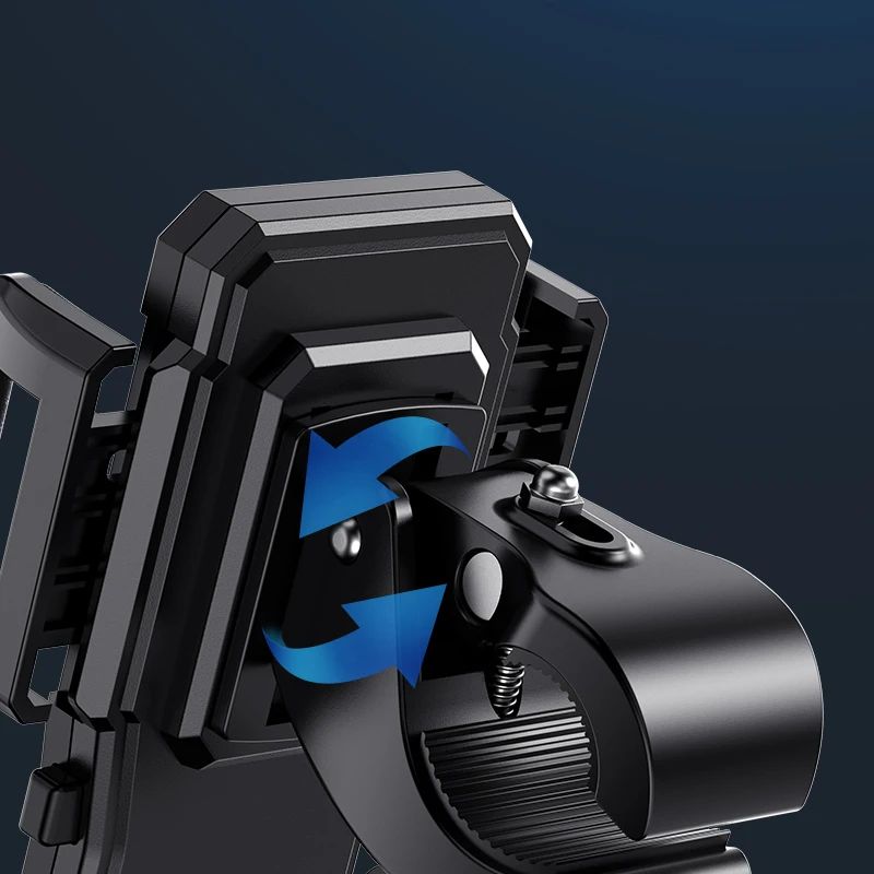 rock 360 adjustable drop proof bike motorcycle phone holder with fasten clip bracket mount cellphone holder for iphone samsung free global shipping