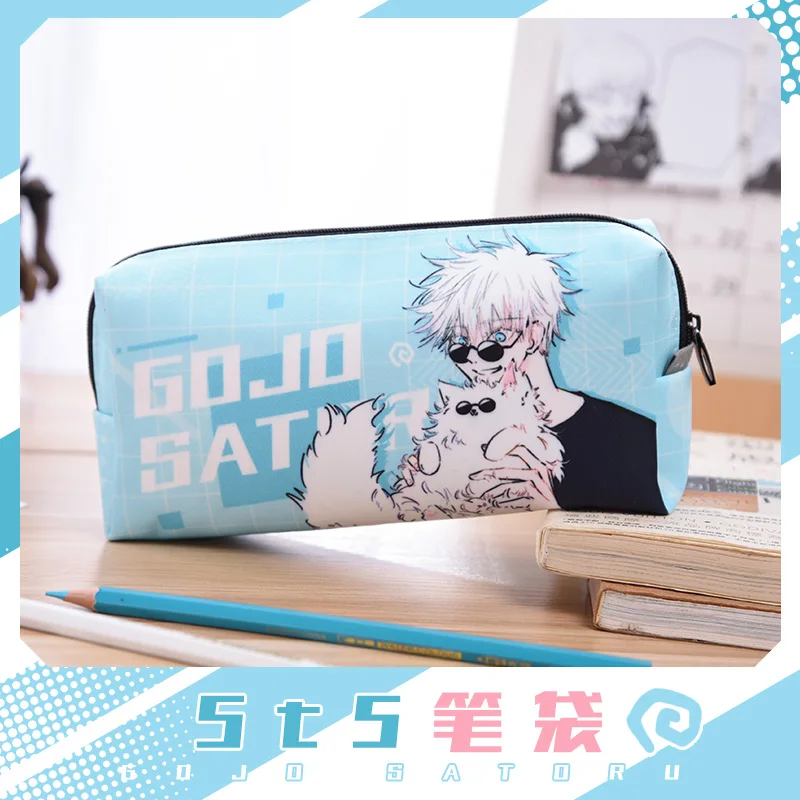 Сумка для ручек косплея аниме juютсу Kaisen Gojo Satoru мультяшный школьный пенал