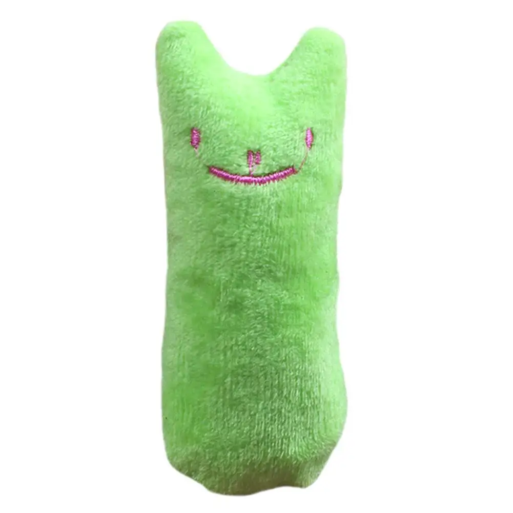 Hot Sale Cat Toys Not Easy to Damage Catnip Interactive Thumb Plush Teeth Grinding Bite Mint Pillow Supplies | Дом и сад