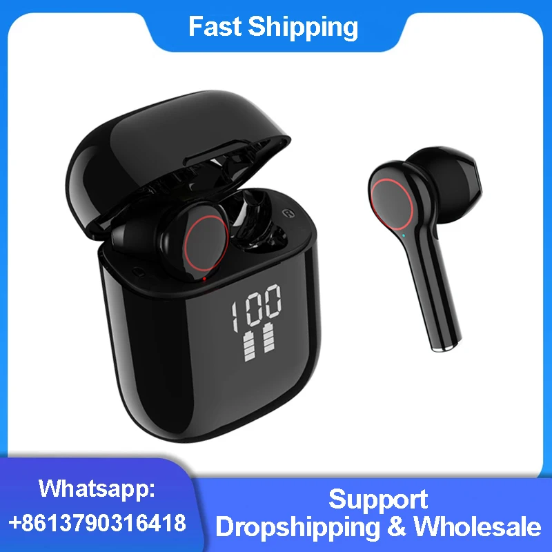 

L31 Pro TWS Mini Earphones LED Wireless Bluetooth Earbuds Touch Control Gaming Headset Stereo Bass Noise Reduction Headphones