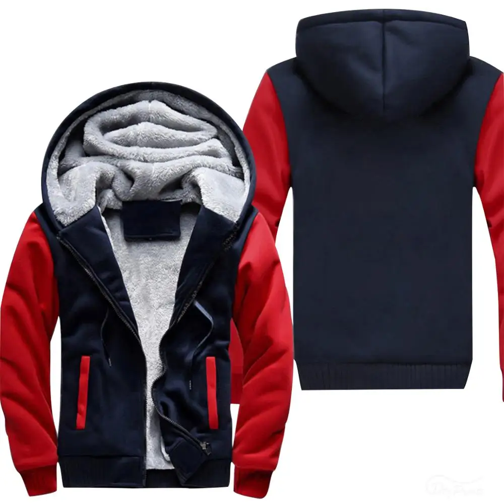 

2020 style man zipper hooded hoodie work-picth thick fleece full sleeve warm coat , customize design, wholeseller price,