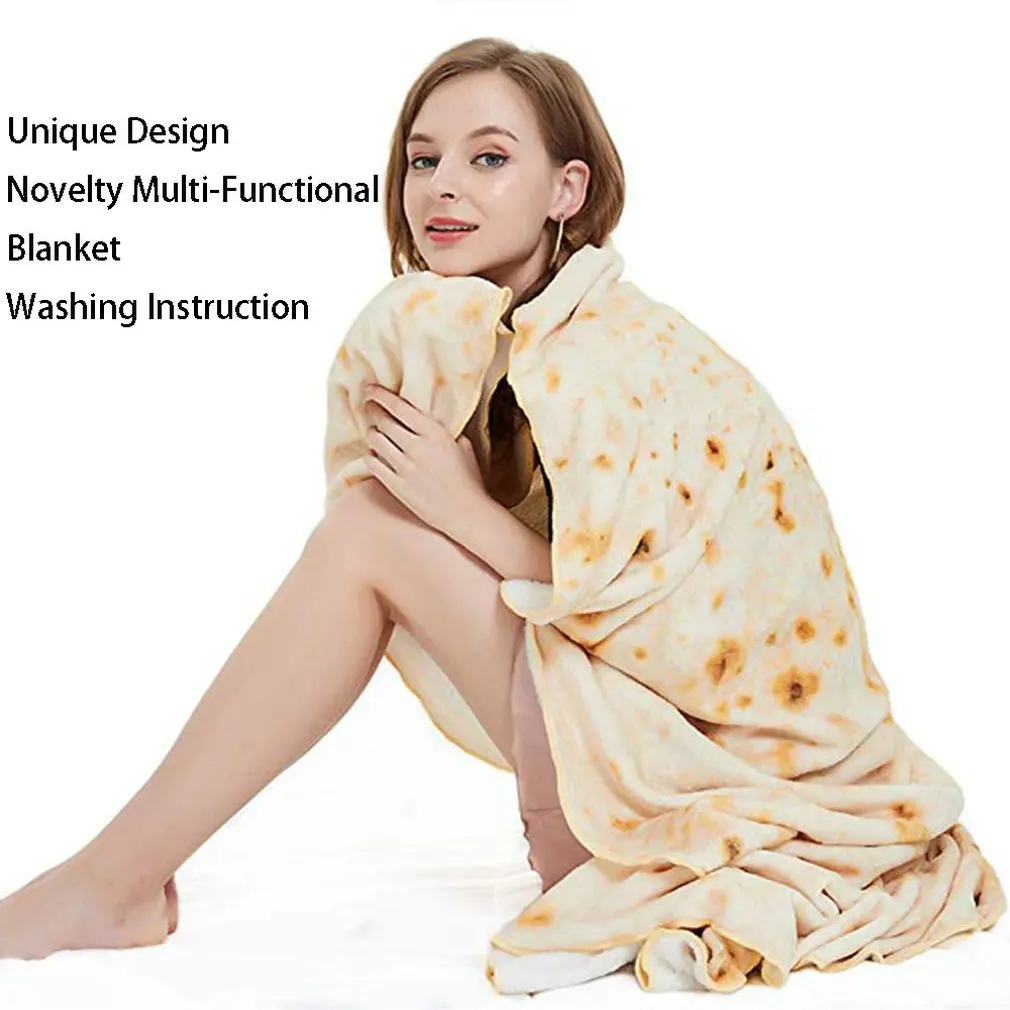 Одеяло Tortilla круглое одеяло новинка пищевое для взрослых диаметр 60 дюймов