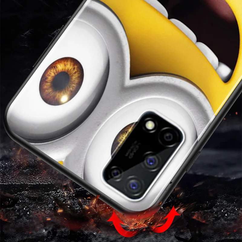 

Cartoon Cute Yellow Big Eyes For Honor X10 5G 10X 10i 10 9C 9S 9A 9i 9N 9X Pro 9 Lite Phone Case