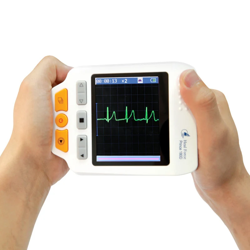 

Ambulatory ECG 180d ECG Monitor Monitor Portable 24-Hour Heart Rate Monitor Record, 3 channel 25pcs Lead wires