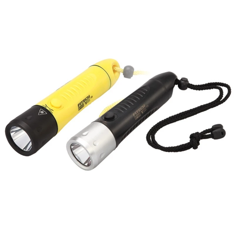 Waterproof Dive Torches Rechargeable Battery Super Bright Light for Night Diving