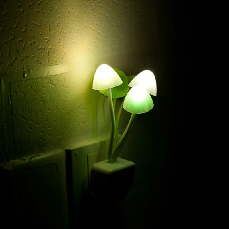 Прекрасный Красочный светодиодный ночник мини-лампа со светочувствительным