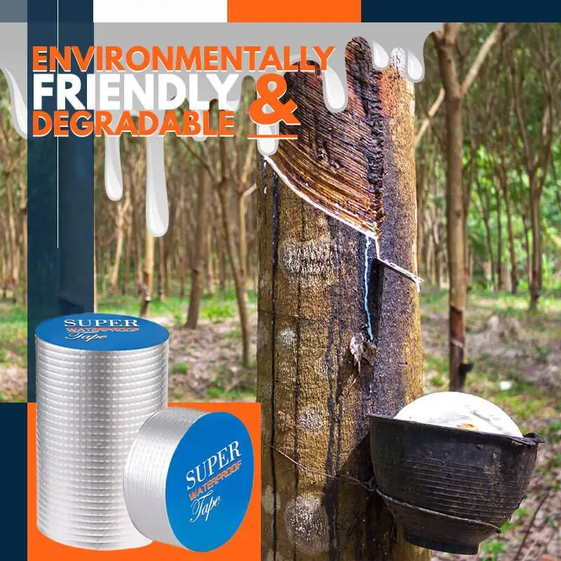 Суперводонепроницаемая лента 5 м/3 м из алюминиевой фольги Бутилкаучуковая для