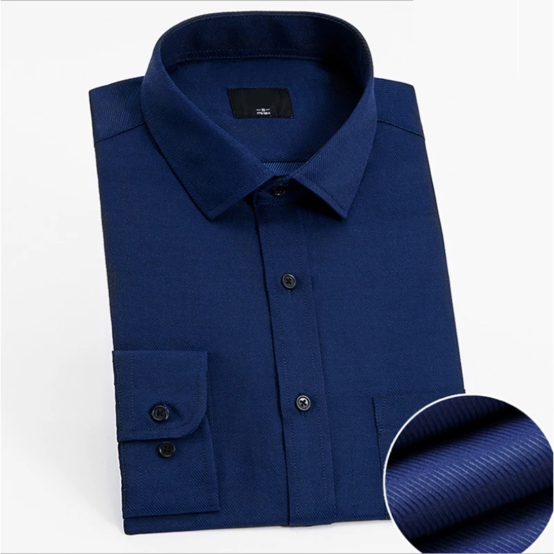 Рубашка мужская деловая приталенная брендовая сорочка с длинными рукавами