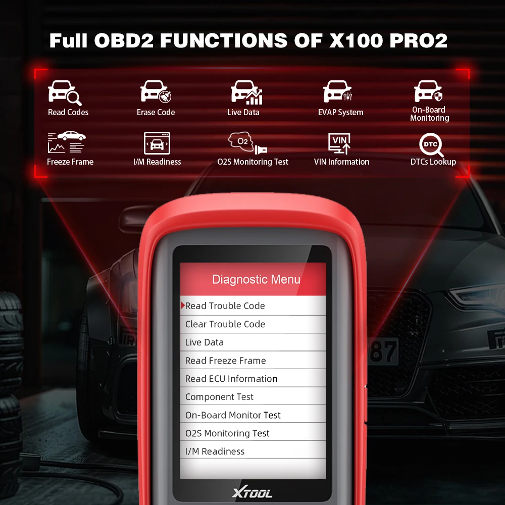 Программатор ключей XTOOL X100 Pro2 для авто сканер считывания кодов автомобиля с