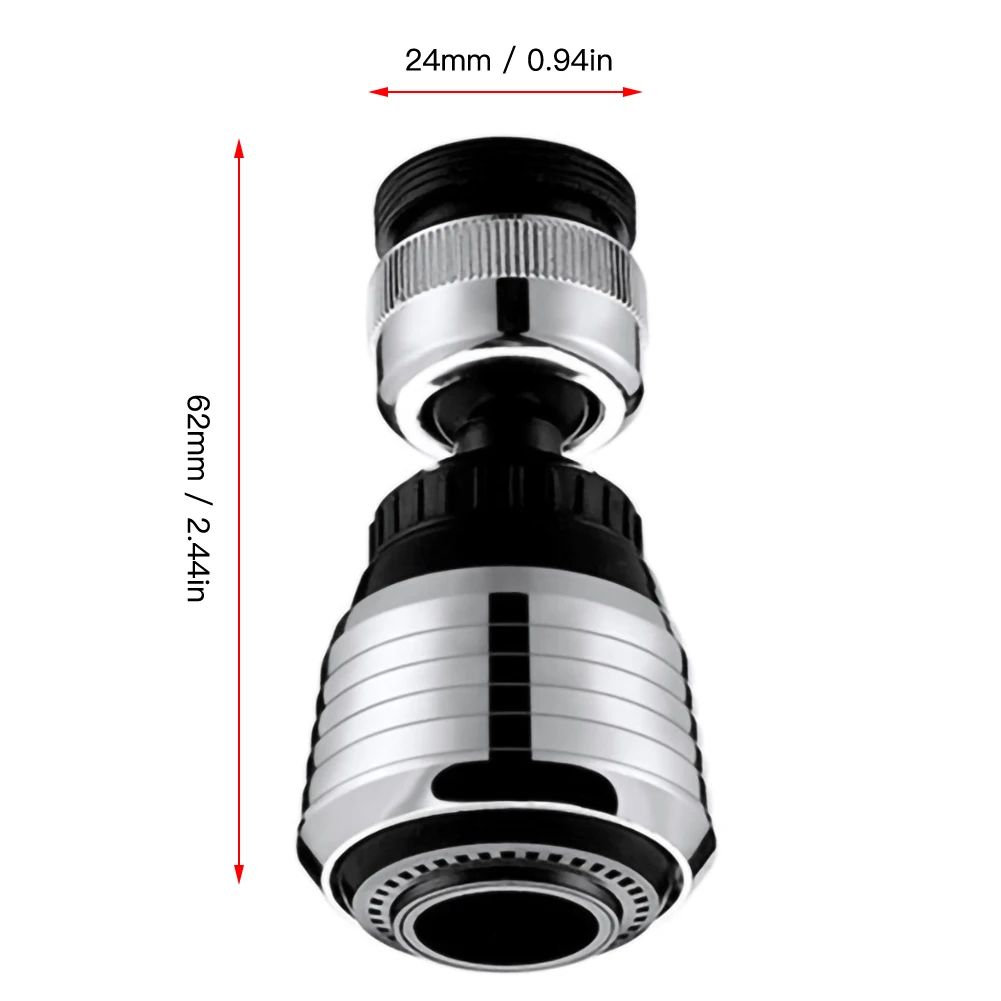 

Payee 360 Degree Swivel Kitchen Faucet Aerator Adjustable Dual Mode Sprayer Filter Diffuser Water Saving Nozzle Faucet Connector