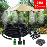 25m hose 30 nozzles irrigation system plant flower watering kit gardening planting grass lawn sprinklers micro drip sprayers