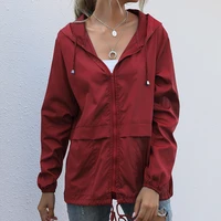 women jacket autumn spring streetwear tactical waterproof windbreaker jackets female hooded hip hop pilot windproof coats