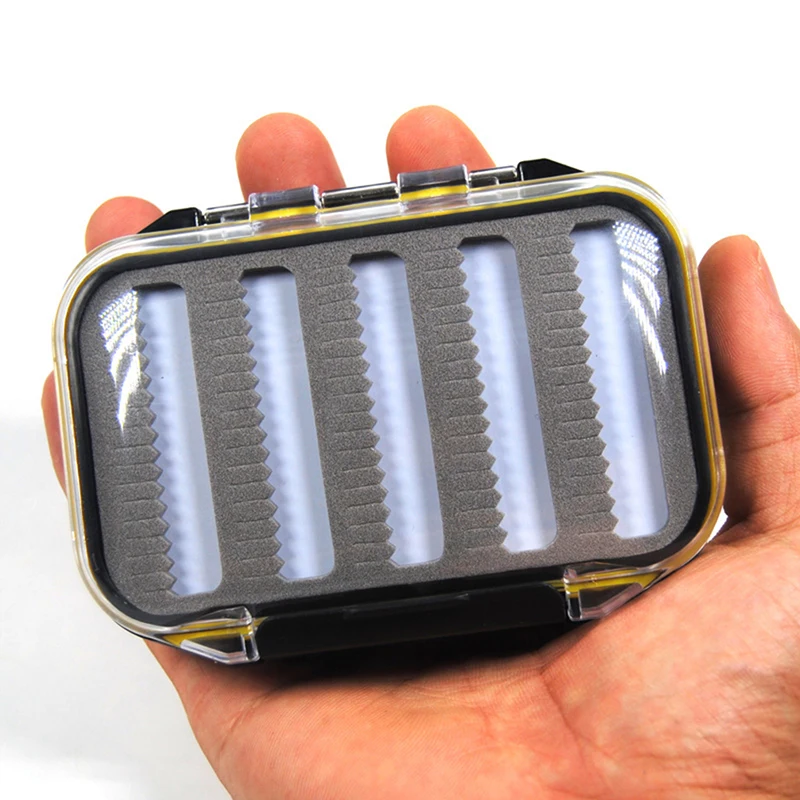 Double Side Waterproof Pocket Fly Fishing Box Slid Foam Insert 170 Flies US | Дом и сад