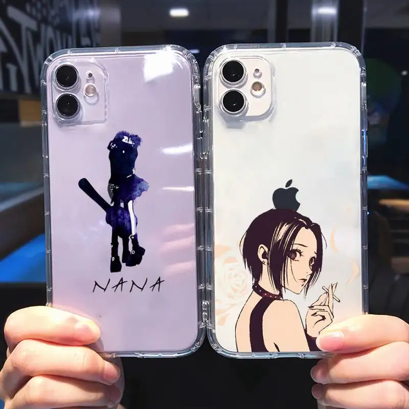 

Oosaki Nana Phone Case Transparent soft For iphone 5 5s 5c se 6 6s 7 8 11 12 13 plus mini x xs xr pro max