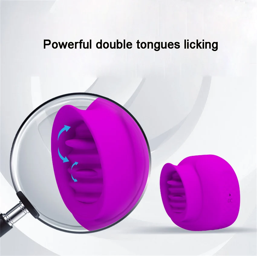 12 Скоростей силиконовый язык лизание вибратор Стимулятор клитора соска рот