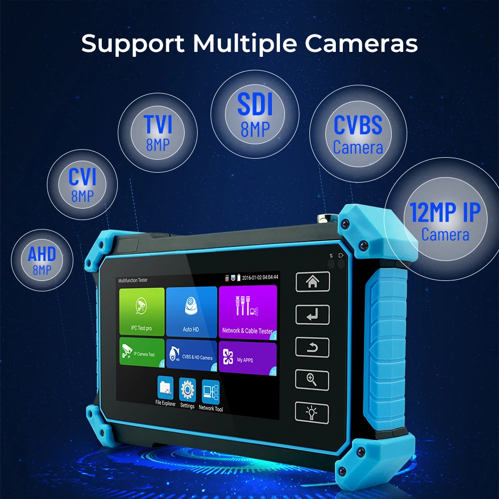 5 дюймовый тестер системы скрытого видеонаблюдения IP камера мини монитор 4K ipc HDMI