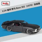 Maisto 1:24 модифицированная модель автомобиля Ford Mustang Boss 1970 из сплава, коллекционная игрушка в подарок, 302