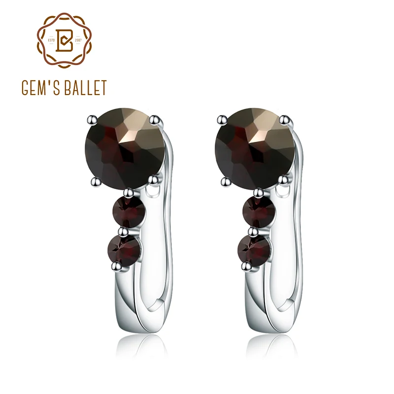 Женские серьги в форме капли из серебра 925 пробы с драгоценными камнями ювелирные