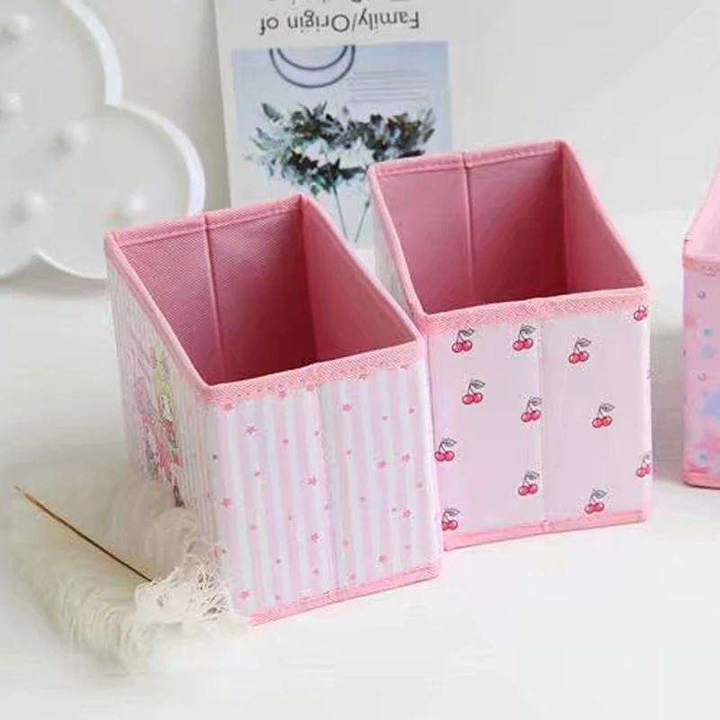 Мультяшная настольная коробка для хранения мелочей студенческие канцелярские