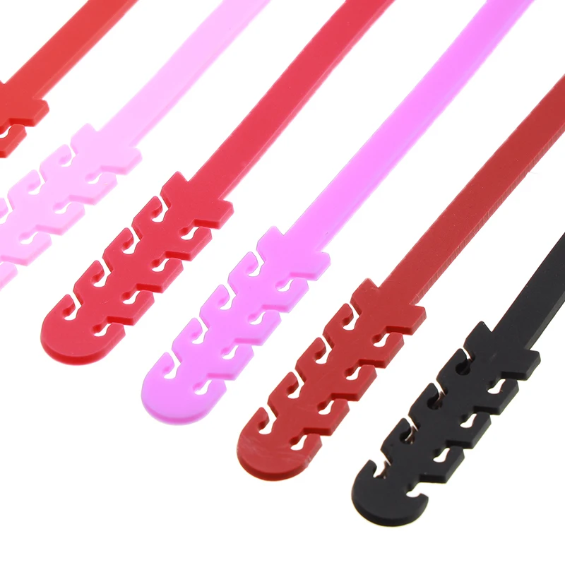 

10pc Colorful Anti-slip Extension Clasp Mask Hook For Masks Adjustable Mask Ropes Hanging Buckle Hooks Elastic Adjustment Belt