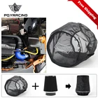 Автомобильный воздушный фильтр Универсальный защитный чехол водонепроницаемый маслостойкий пыленепроницаемый для цилиндрического высокого потока воздухозаборника фильтры черный