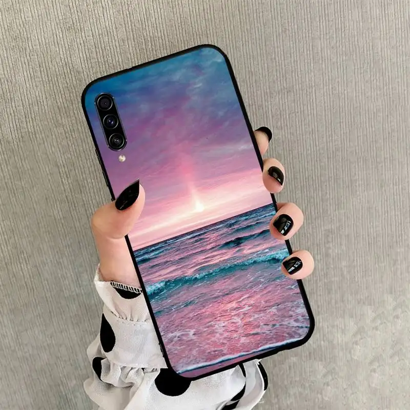 

Beach Summer Sea Phone Case black For Samsung galaxy S 21 20 10 8 A 51 71 50 21s 70 40 20 20e note 10 plus Ultra 5g fe