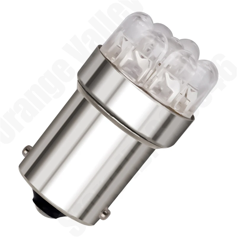 10 шт. оптовая продажа 1156 BA15S P21W S25 7506 R5W чистый белый 9 LED Автомобильный задний свет