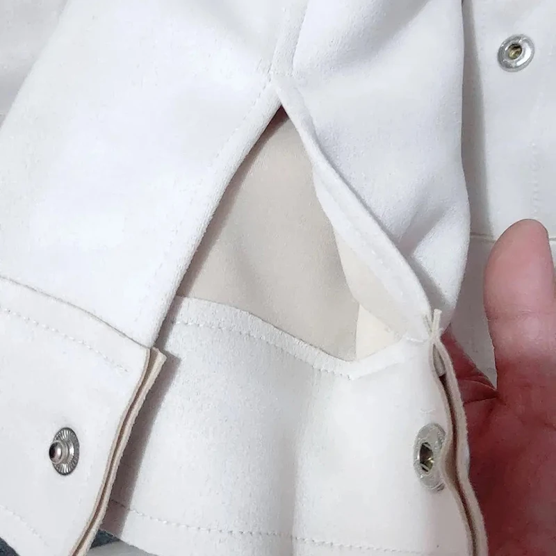 

Korean style women short jackets casual loose suede leather punk Bomber jacket coats femal Spring Single Breasted basic outwear