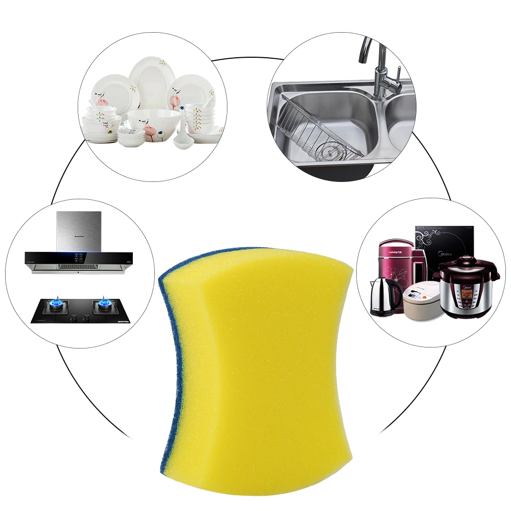 20 шт. многофункциональные губки для чистки кухонных полотенец|Губки и