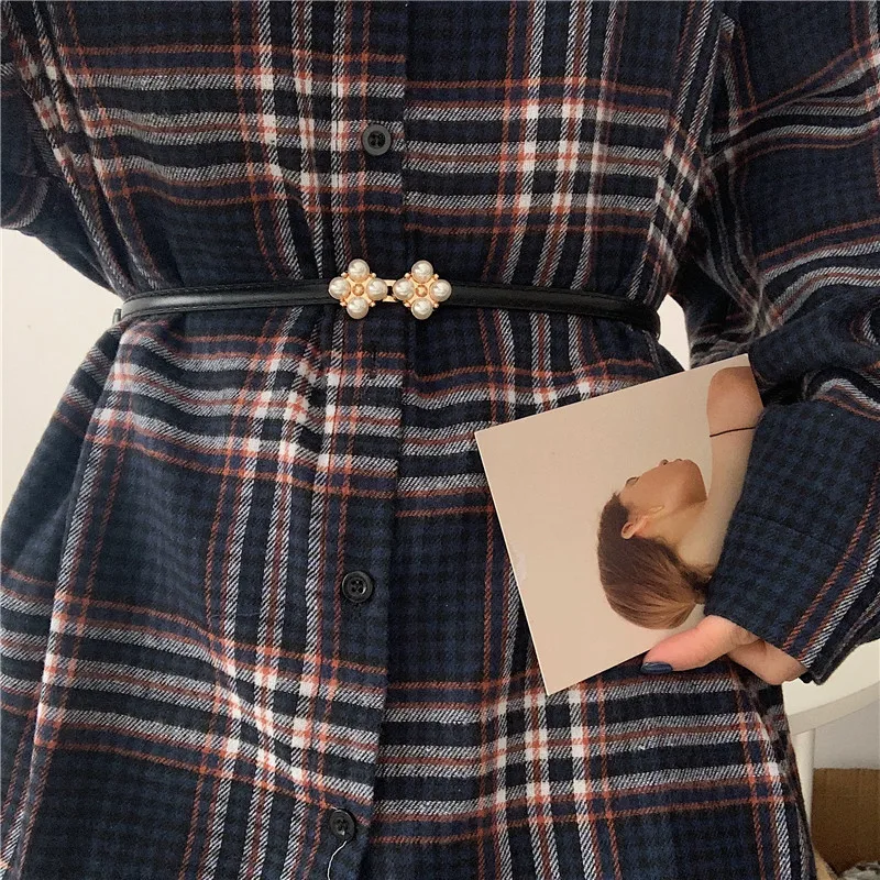 

Пояс, отделанный "жемчугом" женское платье модные все-матч талии декоративный костюм Тренч кружевные пояса