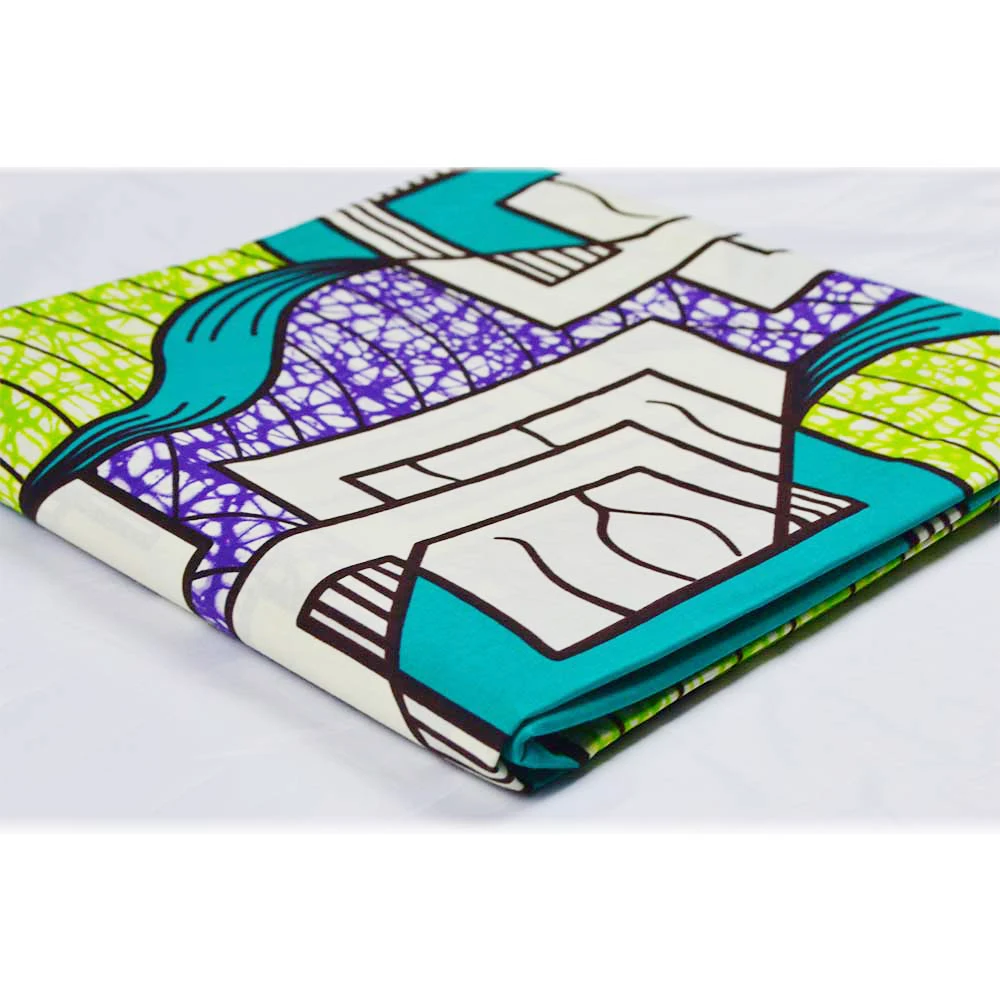 Ткань батиком в африканском стиле настоящий воск принт для хлопковое платье 2021