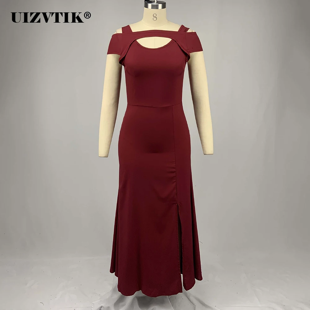 Летнее платье для женщин 2021 сексуальный v образный вырез с открытыми плечами