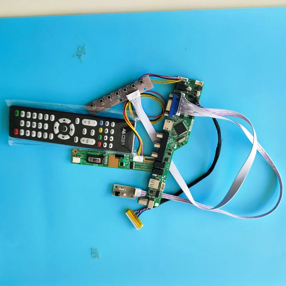 

Плата контроллера для B121EW03 V3 с интерфейсным модулем, разрешение ТВ, AV, VGA, USB, 20-контактный цифровой сигнал, 1 лампа, 12,1 дюйма, 1280X800