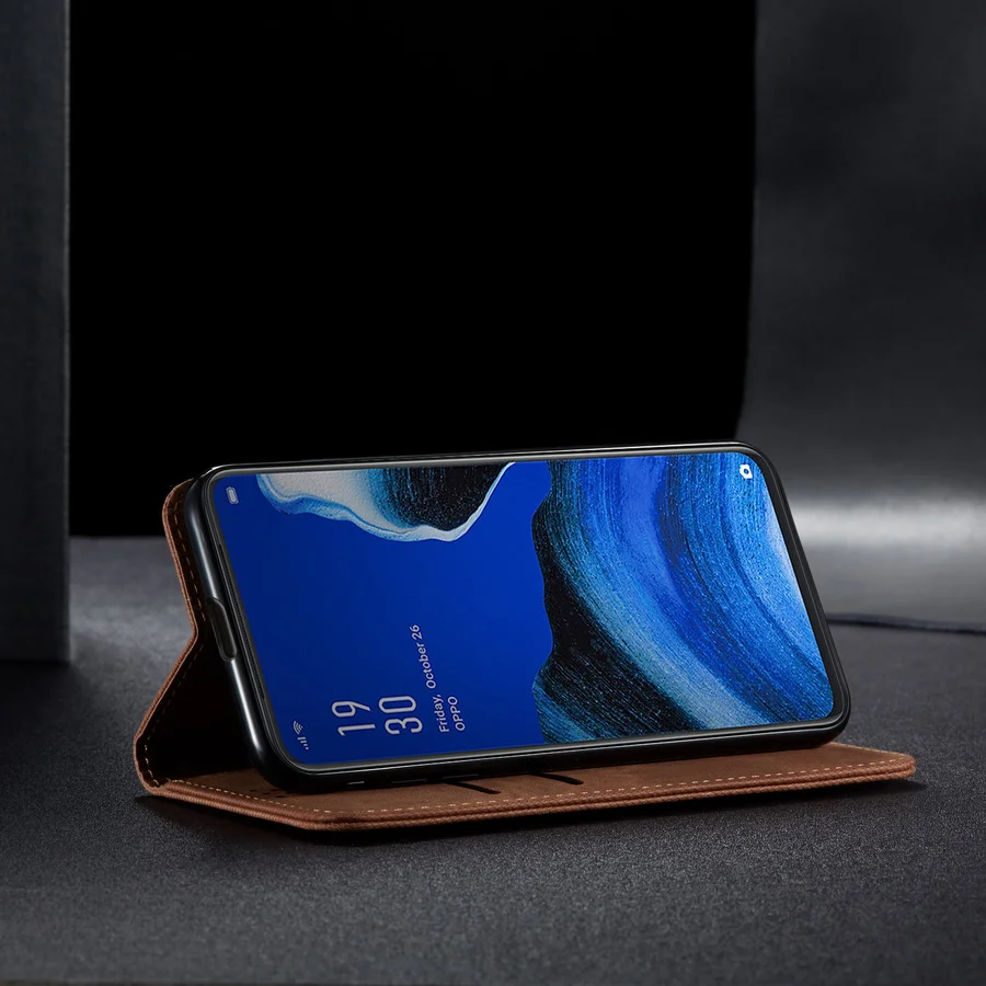 Чехол-книжка для OPPO F11 A9 RENO 2 2F 2Z кожаный | Мобильные телефоны и аксессуары