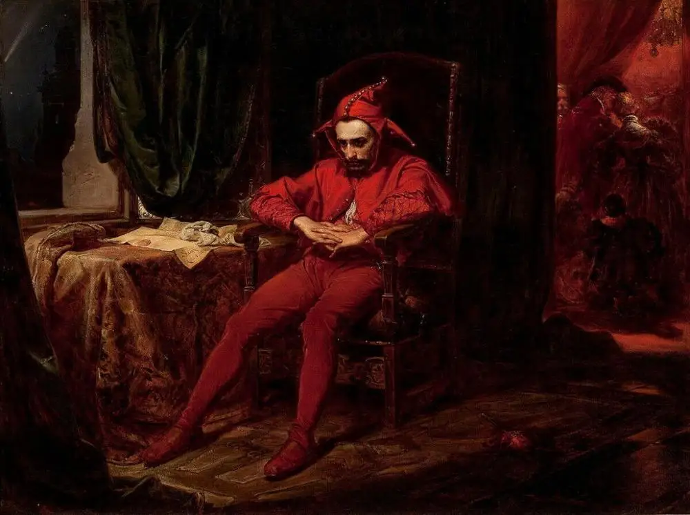 

Jan Matejko Stanczyk Giclee Художественная печать Шелковый постер домашний Настенный декор