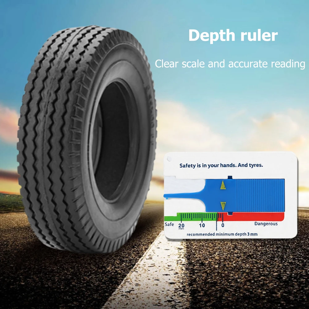 0-20mm Car Tyre Tread Depth Vernier Caliper Ruler Tire Wheel Measure Meter Thickness Detection Measuring Tool | Инструменты
