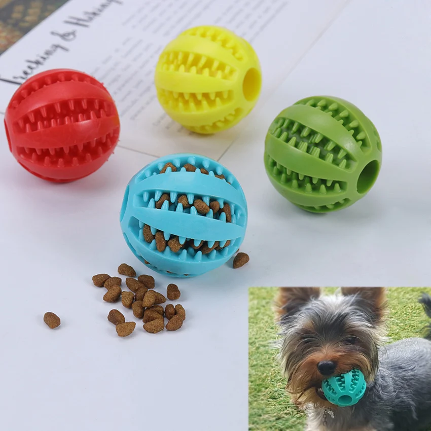 

Товары для домашних животных, резиновый мяч 5 см, забавные интерактивные игрушки для щенков, больших собак, мяч для чистки зубов, игрушка-зак...
