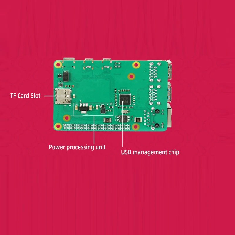 Плата ввода-вывода Raspberry Pi CM4 для компьютера модуль 4 PI 4B адаптер с портами USB 3 0 PoE CSI
