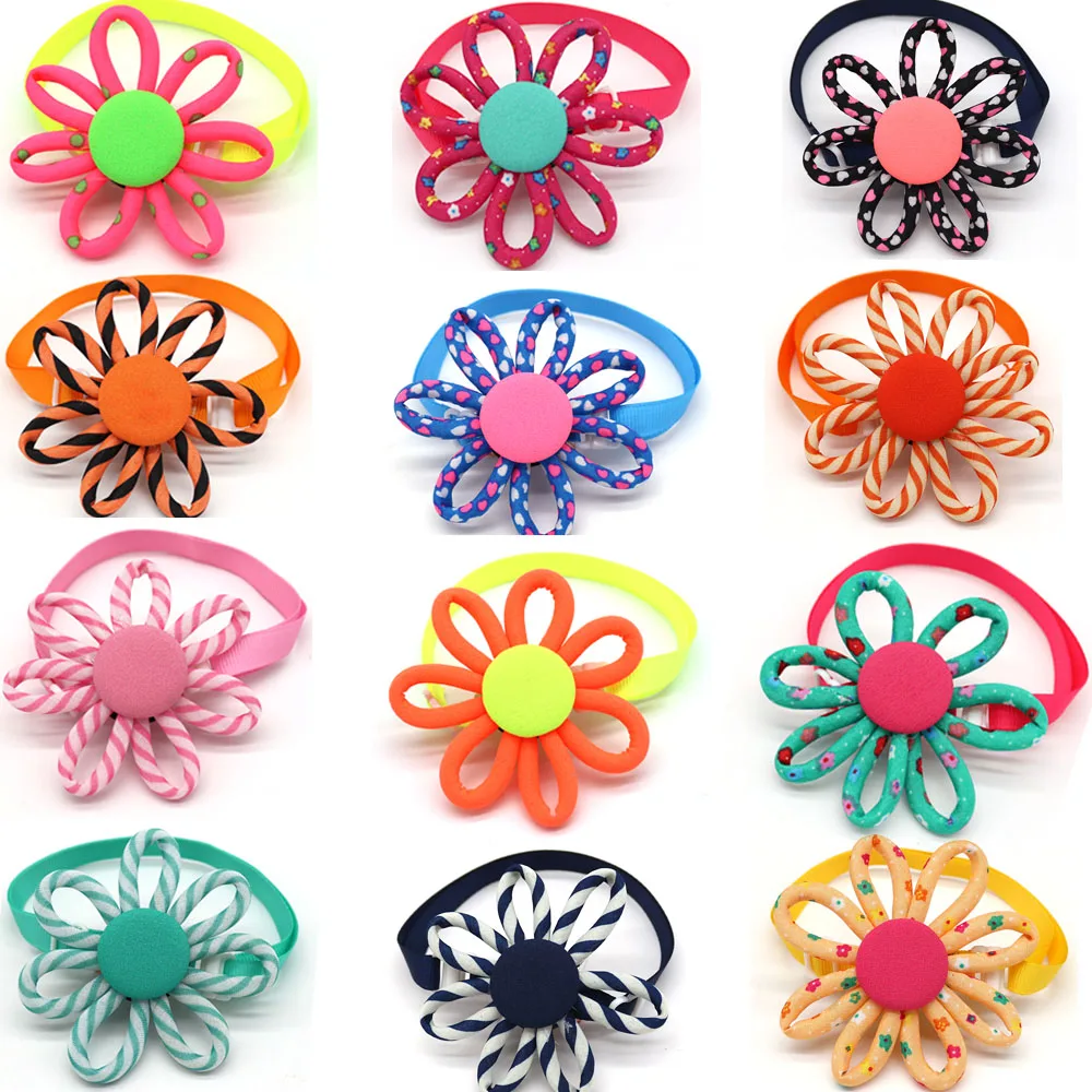 40 шт аксессуары для собак летних фруктов Стиль бабочки домашних галстук