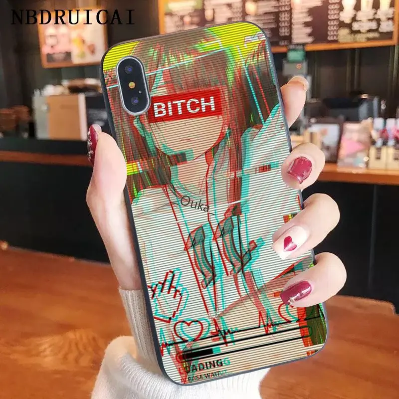 

NBDRUICAI Japanese Anime Kawaii TPU Soft Silicone Phone Case Cover for iPhone 11 pro XS MAX 8 7 6 6S Plus X 5 5S SE XR case